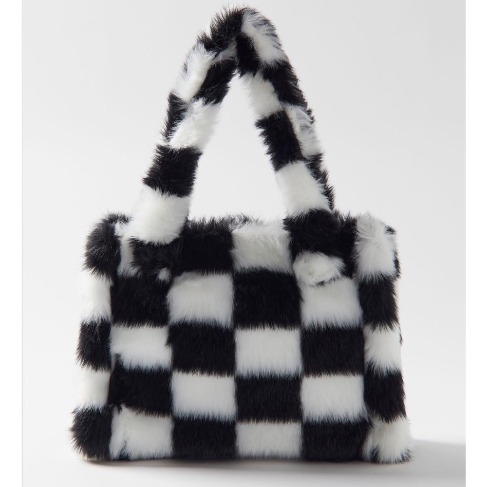UO Mini Faux Fur Tote Bag